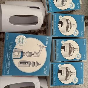 Kiinde Twist Locking Adapters - White